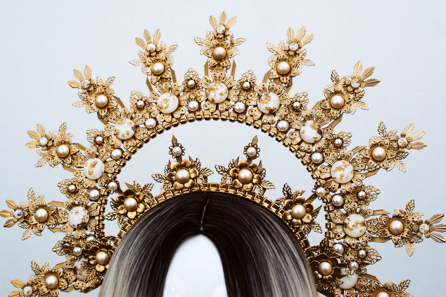 Gold Halo Crown, Halo Headpiece, Festival crown, Festival headpiece, Met Gala Crown, Wedding Crown, Halo crown, Boho Wedding, Halo Headband