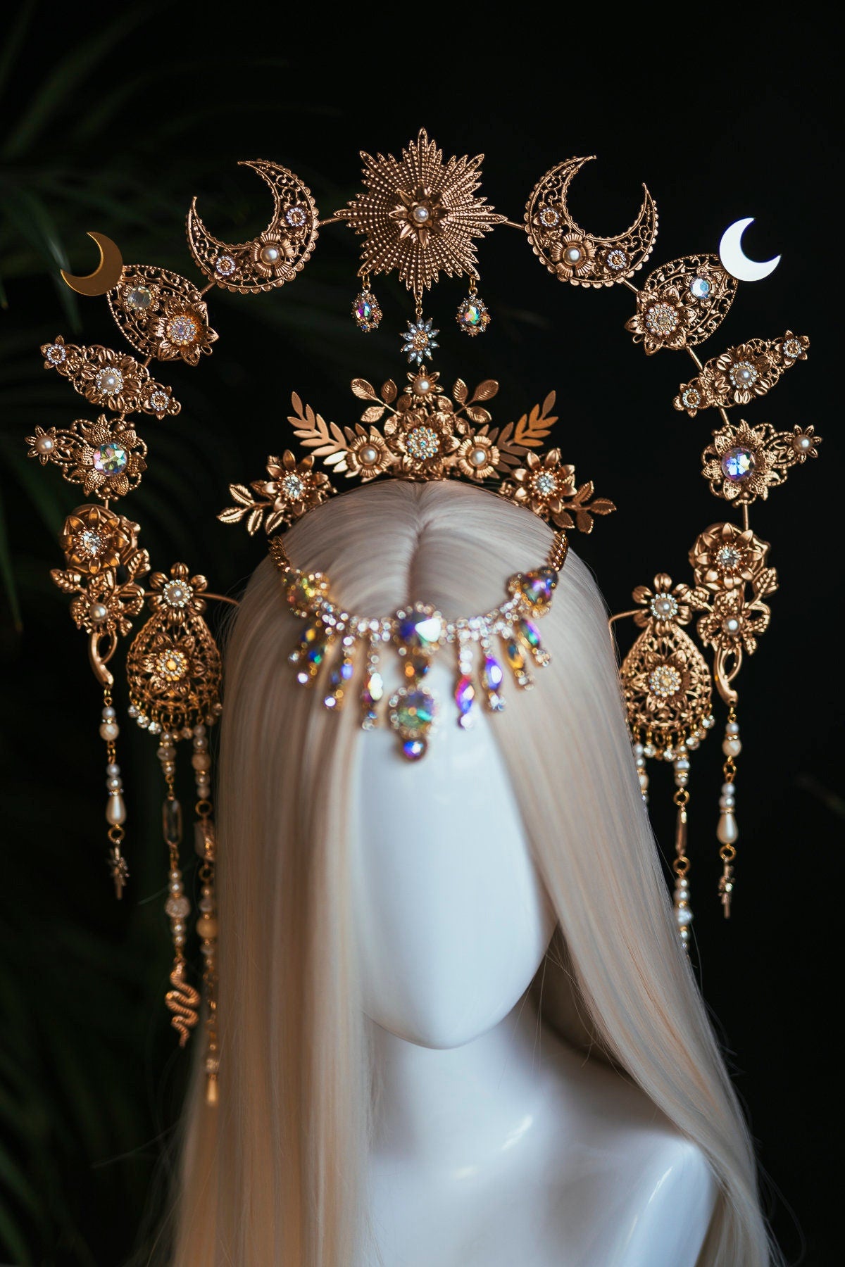 Moon Child Halo, Sun Jewellery, Halo, Halo Headpiece, Halo Crown, Halo Headlights, Crown, Celestial, Headpiece, Pregnancy Photo, Goddess