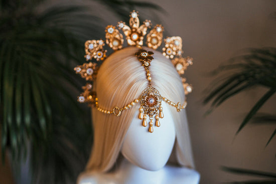 Sun crown, Moon child Halo, Halo, Halo Crown, Halo Headpiece, Halo Headband, Halo Headlights, Gold Halo, Headpiece, Wedding Crown,Boho Stars