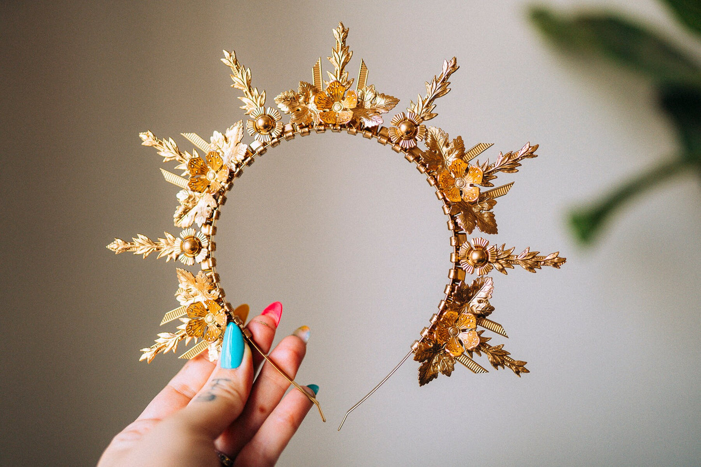 Gold Halo Crown, Halo, Halo Crown, Halo Headpiece, Halo Headband, Halo Headlights, Crown, Gold Halo, Headpiece, Wedding Crown, Headband