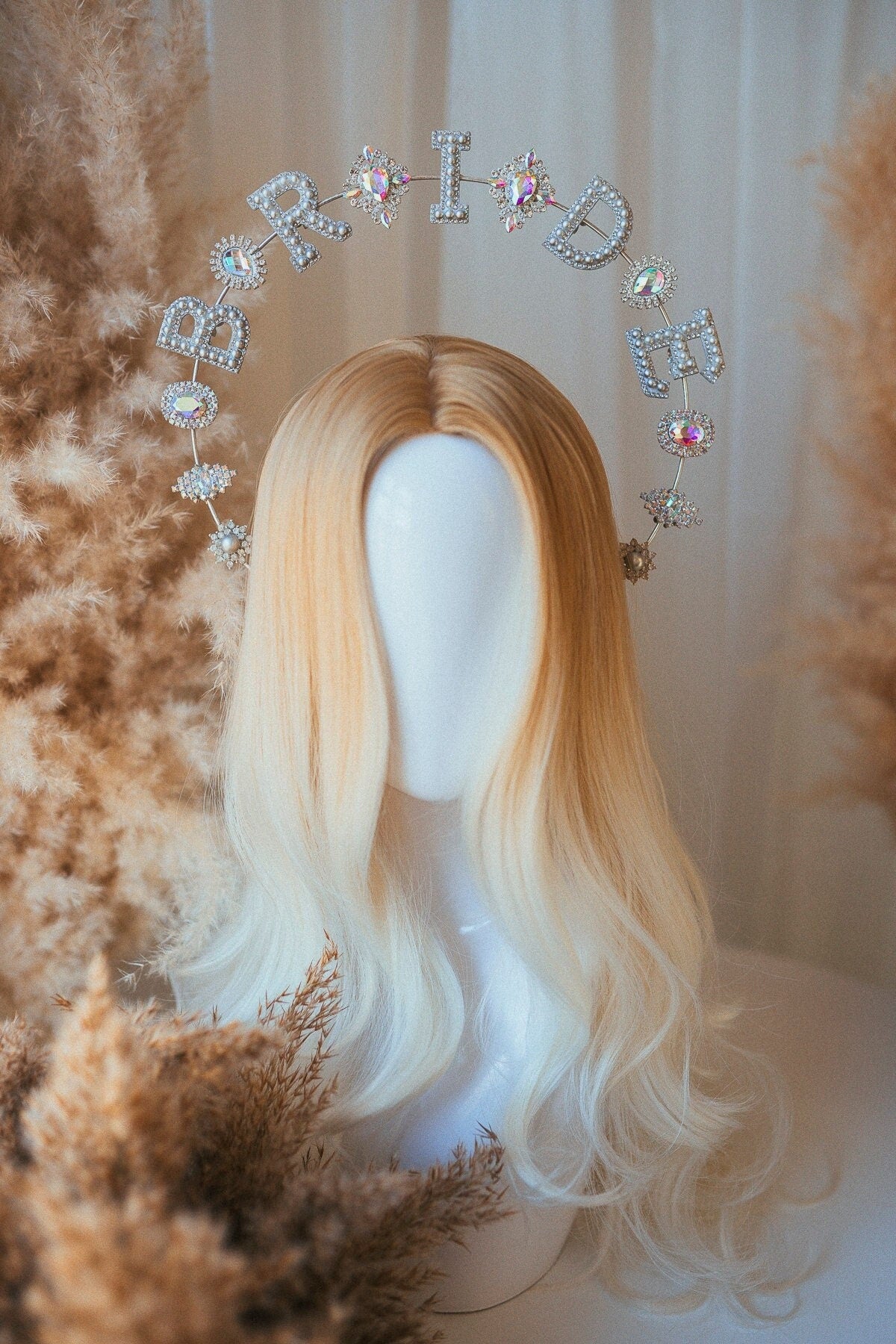 Bride Halo Crown, Bride to be, Halo Headband, Halo Headlights, Bachelorette , Silver Halo, Headpiece, Bachelor, Headband, Festival bride