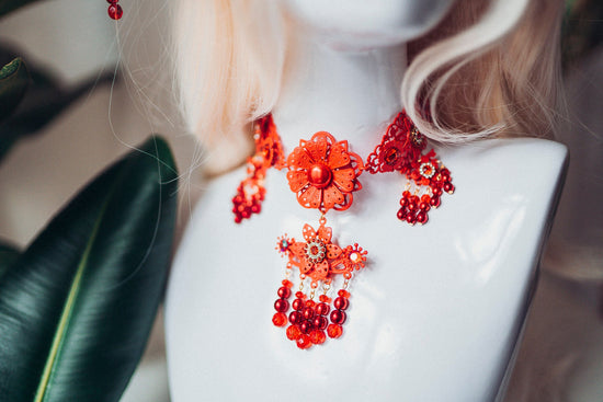 Red Choker Necklace, Gothic Choker Necklace, Lace Choker Necklace, Glamour Choker, Lace Necklace, Photo Props, Wedding, Halloween, Party