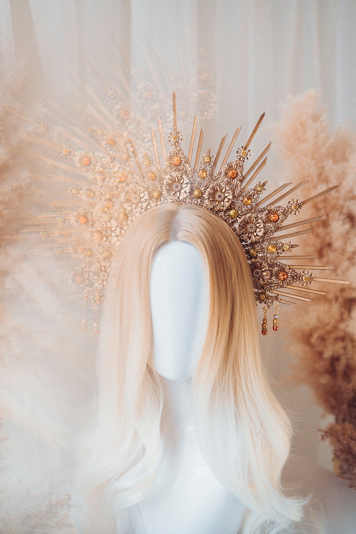 Gold Halo Crown, Halo, Halo Crown, Halo Headpiece, Halo Headband, Halo Headlights, Crown, Gold Halo, Headpiece, Wedding Crown, Headband