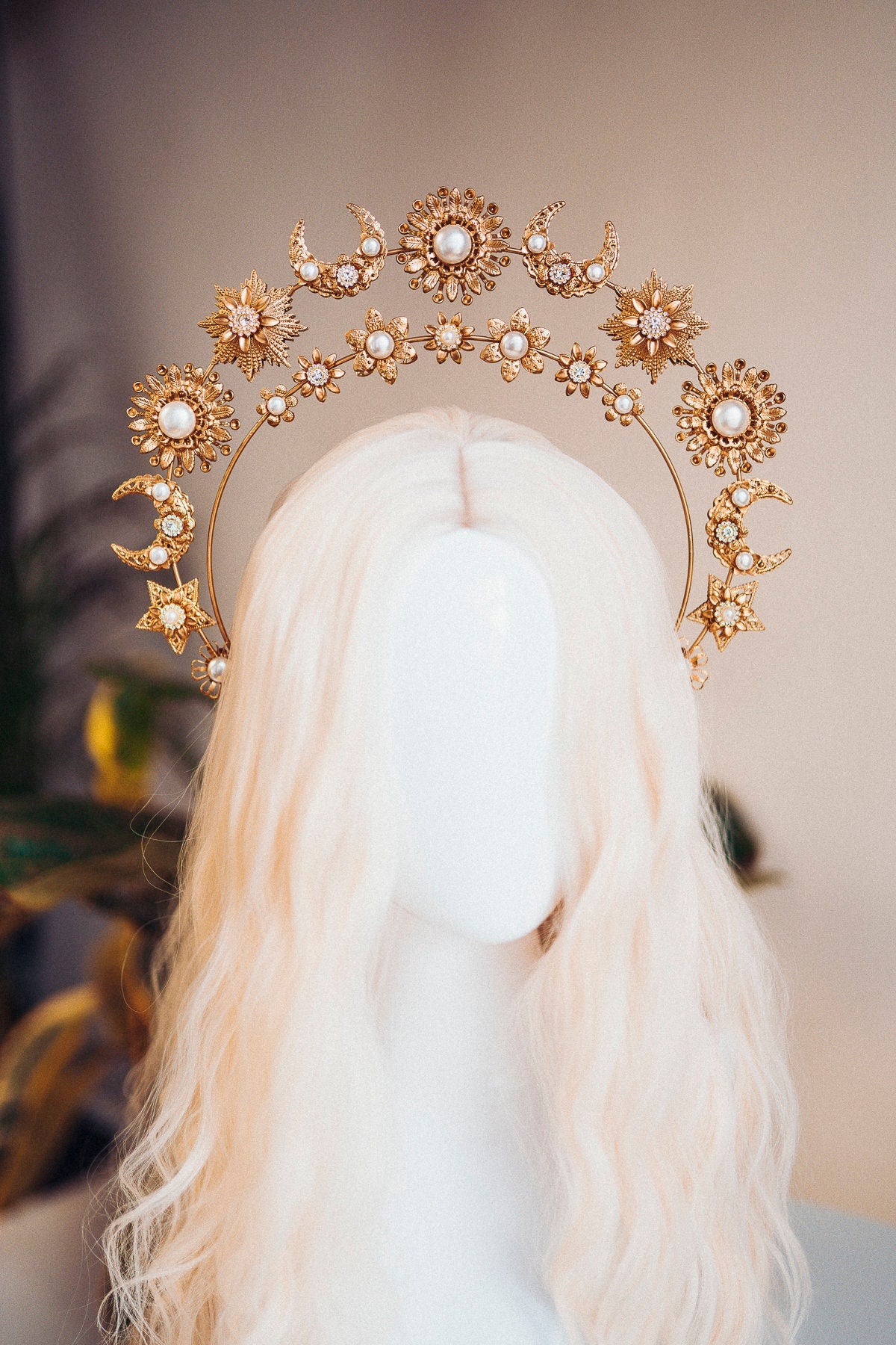 Angel Halo Crown, Halo, Celestial, Moon Child, Halo Headband, Halo Headlights, Crown, Gold Halo, Headpiece, Wedding Crown, Headband