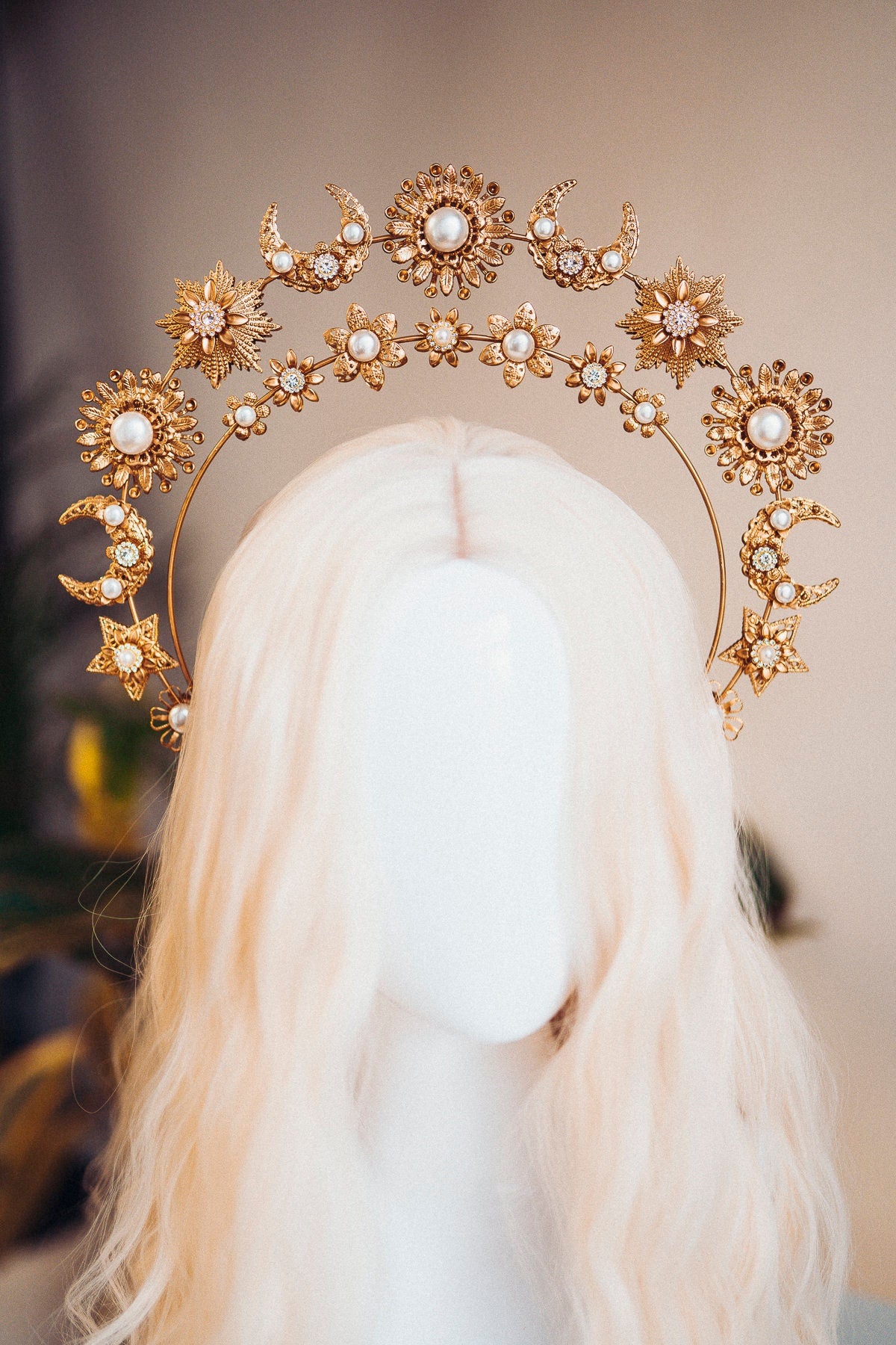 Angel Halo Crown, Halo, Celestial, Moon Child, Halo Headband, Halo Headlights, Crown, Gold Halo, Headpiece, Wedding Crown, Headband