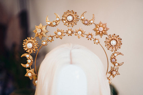 Angel Halo Crown, Halo, Celestial, Moon Child, Halo Headband, Halo Headlights, Crown, Gold Halo, Headpiece, Wedding Crown, Headband