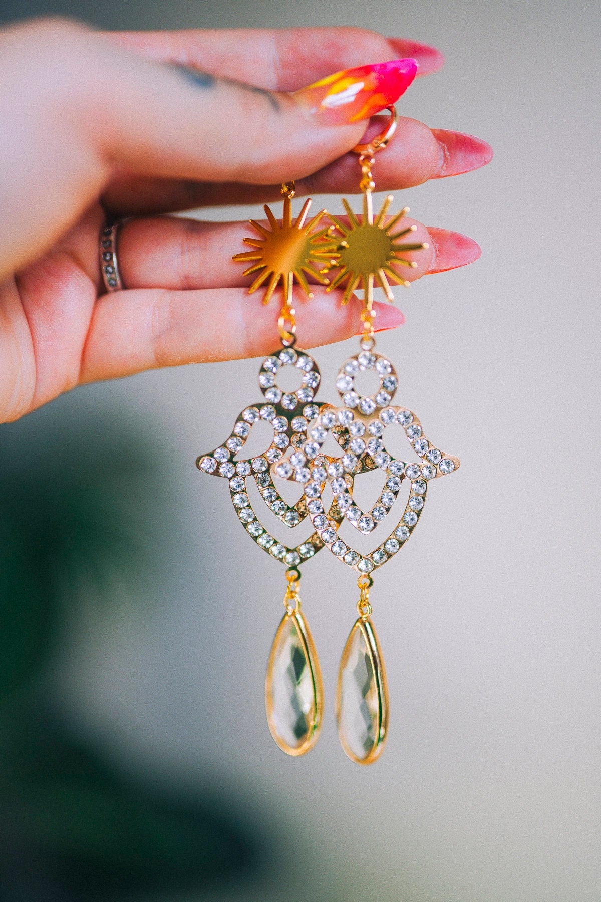 Celestial Earrings, Festival Earrings, Gold Sun Earrings, Celestial Sun Earrings, Mandala Earrings, Boho Earrings