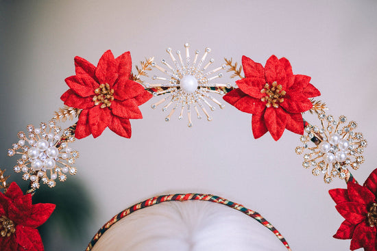 SALE Christmas Headband Halo Headlights Halo Merry Christmas Christmas Party Crown Headband Tiara Happy Holidays Holidays Headband