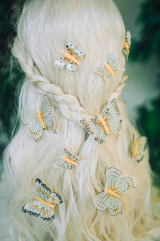 READY TO SHIP Butterfly hair clips Boho hair accessories Jewellery Hairpins Bridal headpiece Festival hair Butterflies in hair Fairy hair