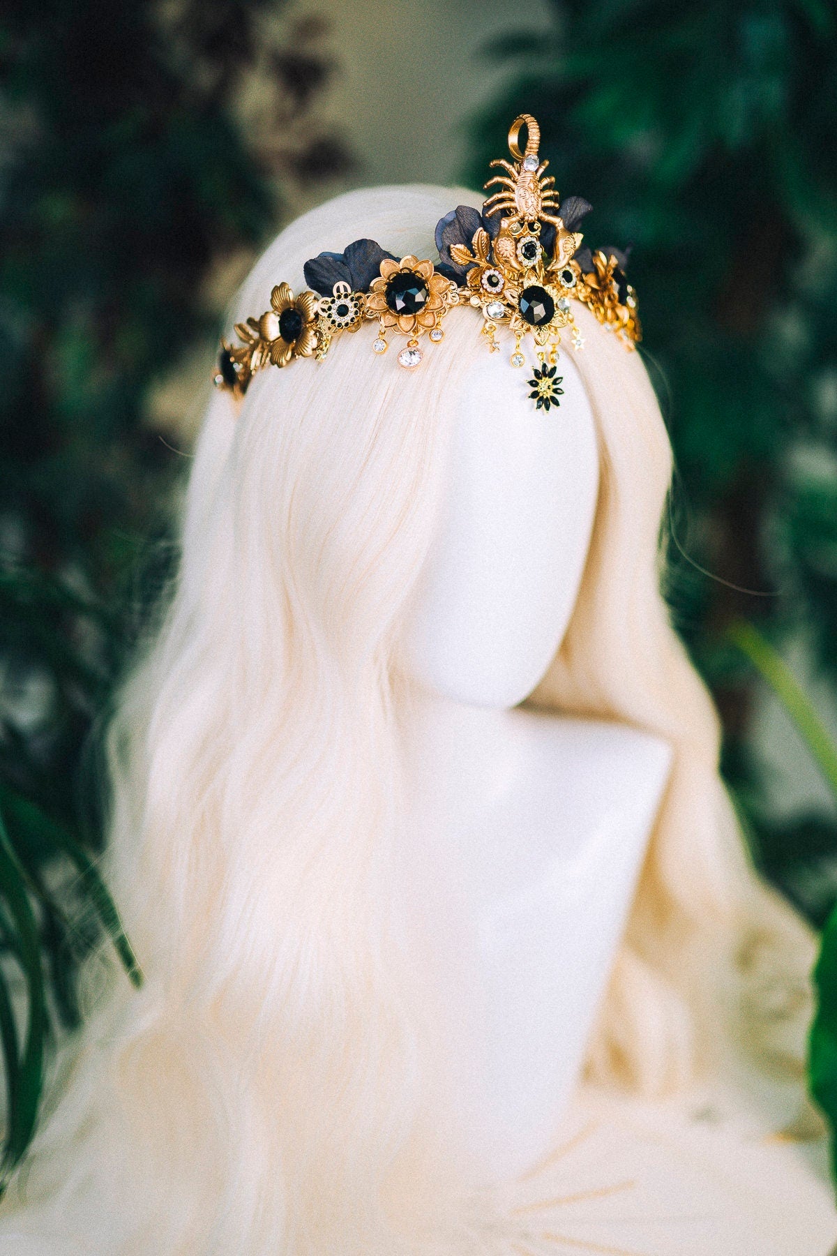 Scorpio crown Zodiac Signs Zodiac jewellery Signs Scorpio Zodiac Crown Headband Headpiece Tiara Diadem Accessories Flower crown Halloween