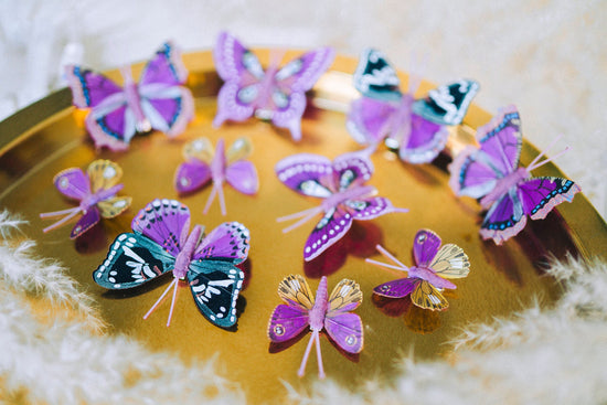 READY TO SHIP Butterfly hair clips Boho hair accessories Jewellery Hairpins Bridal headpiece Festival hair Butterflies in hair Fairy hair