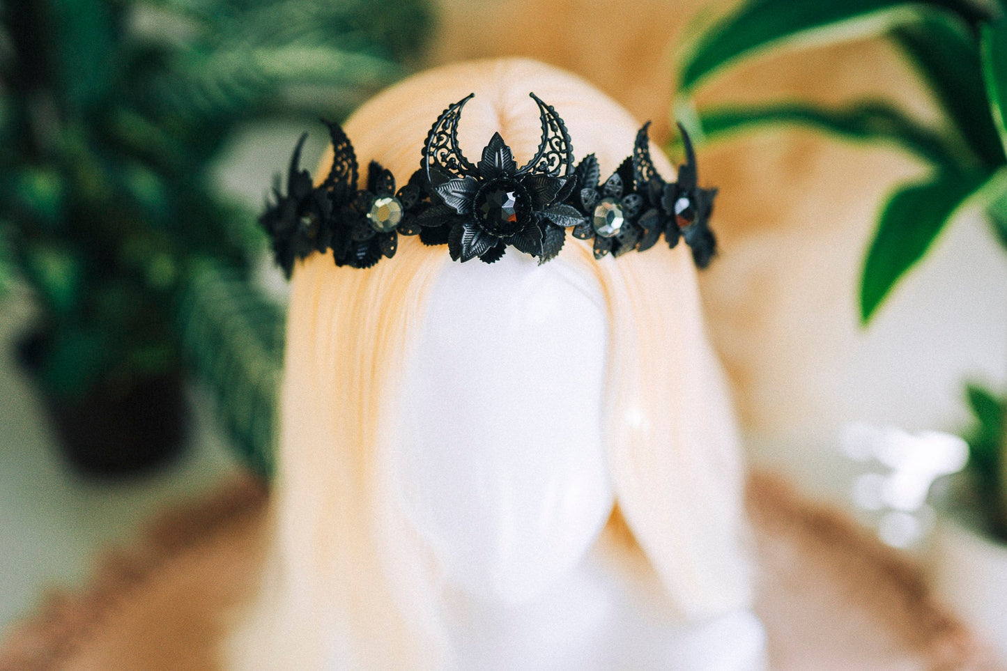 Elf Crown Elven tiara Celestial Jewellery Festival Headpiece Fairy Crown Flower Crown Wedding Tiara Bridal headpiece Flower hair wreath Boho