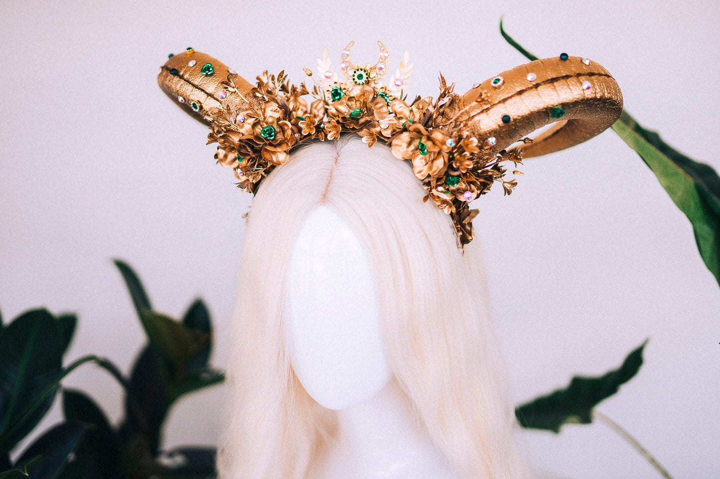 Zodiac Sign, Birthday Headband, B-day Crown, Capricorn crown, Zodiac, Headband, Headpiece, Horns, Tiara, Flower crown, Flower Horns