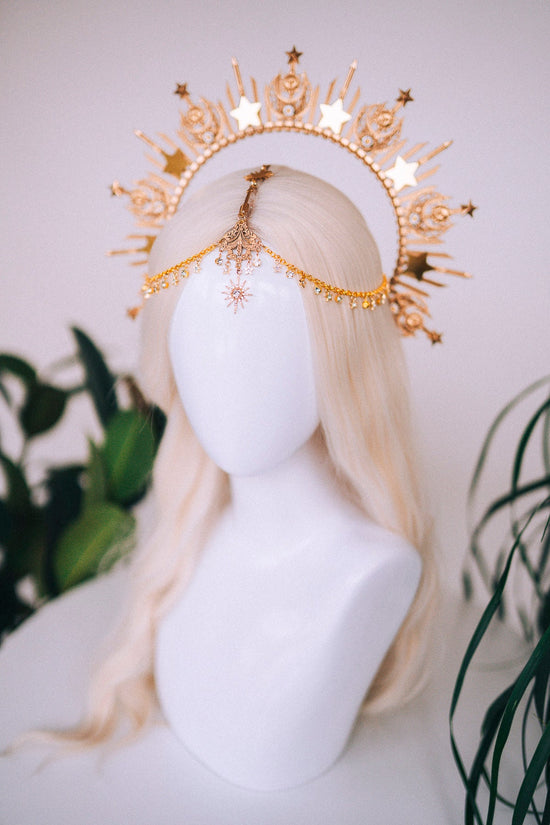 Sagittarius Zodiac Sign, Birthday headband, Birthday crown, Birthday party, Arrows, Gold halo crown, Gifts for her, Birthday gift, boho