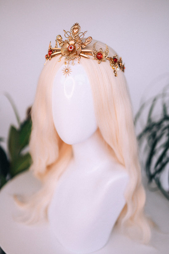 Sagittarius Zodiac Sign, Birthday headband, Birthday crown, Birthday party, Arrows, Gold crown, Gifts for her, Birthday gift, boho style