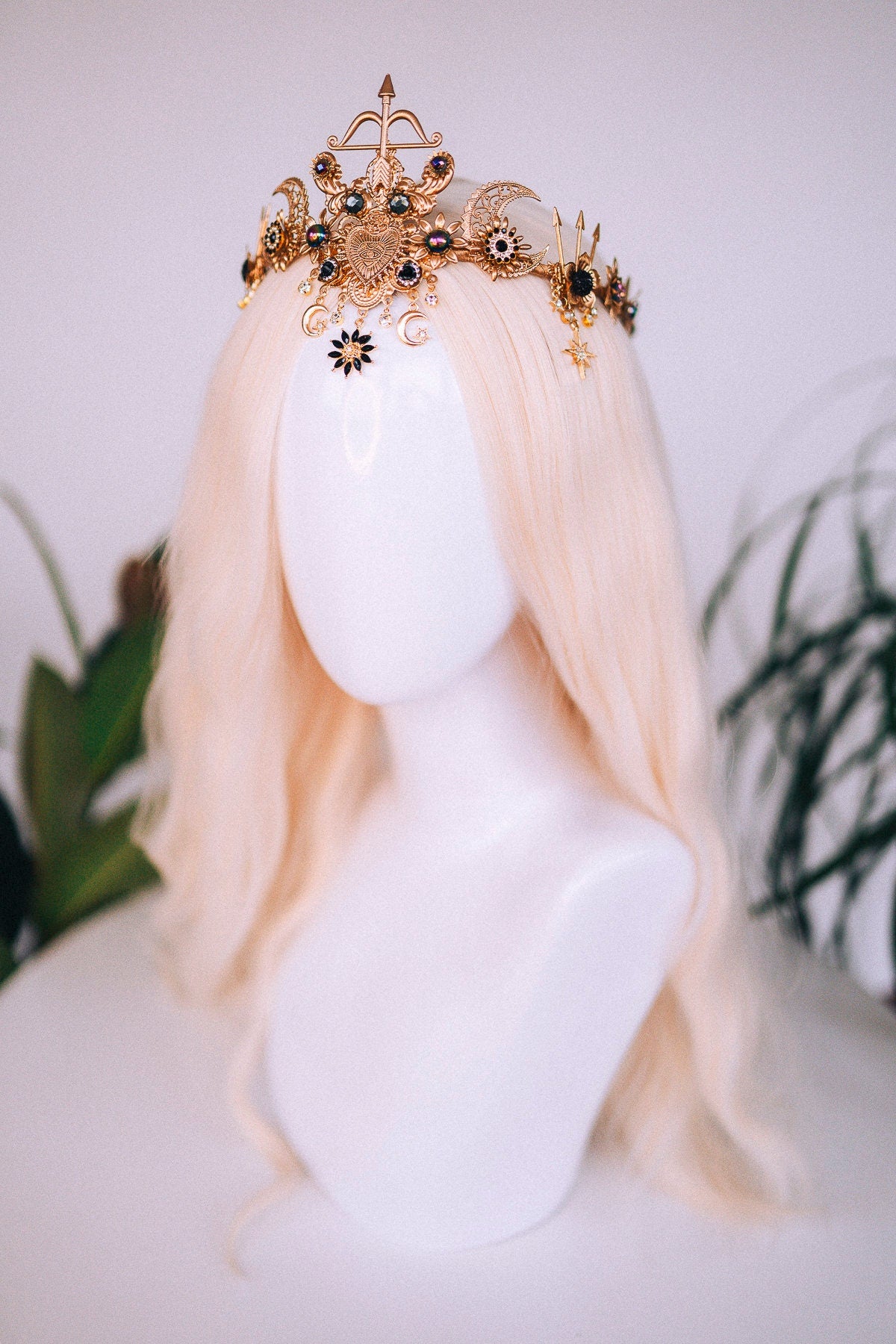 Sagittarius Zodiac Sign, Birthday headband, Birthday crown, Birthday party, Arrows, Gold crown, Gifts for her, Birthday gift, boho style