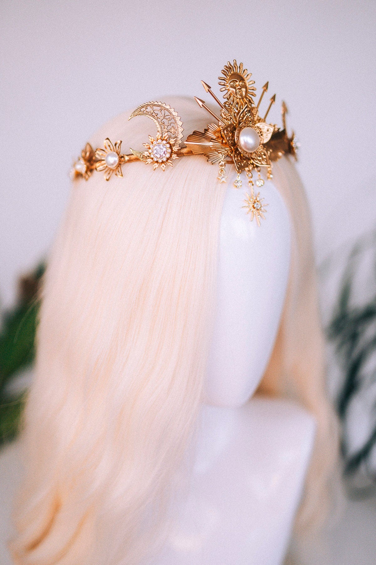 Sagittarius Zodiac Sign, Birthday headband, Birthday crown, Birthday party, Arrows, Gold crown, Gifts for her, Birthday gift, boho style