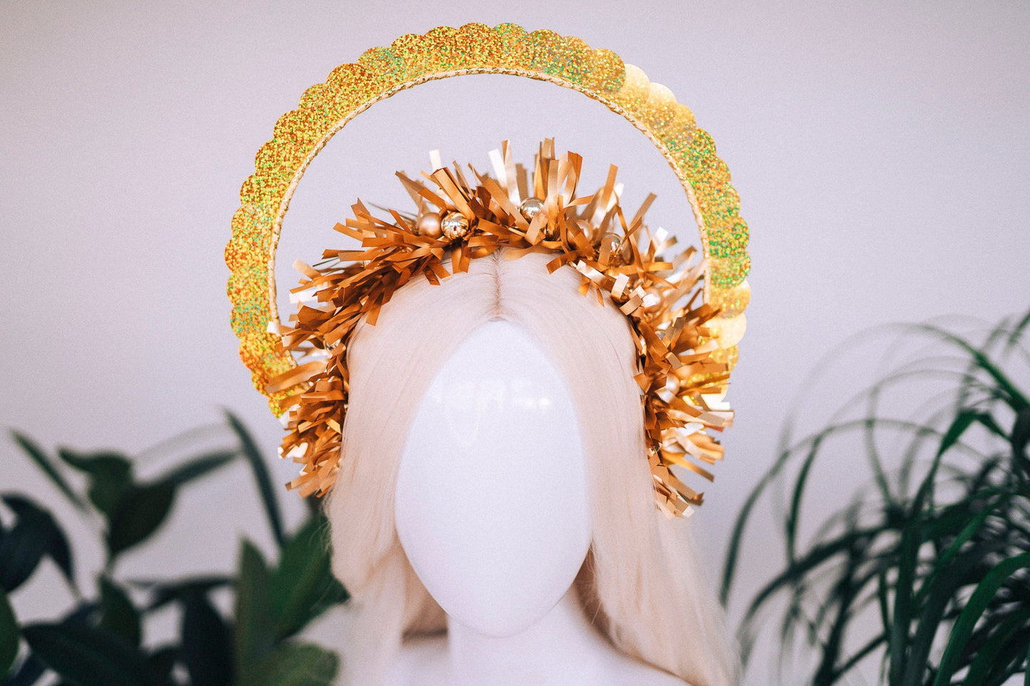 SALE Party crown, Festival crown, Festive season, New Year’s Eve party, New Year’s Eve headband, Halo crown, Goddess crown, Gold crown