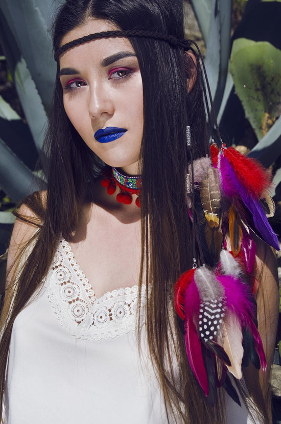 Bohemian feather headband