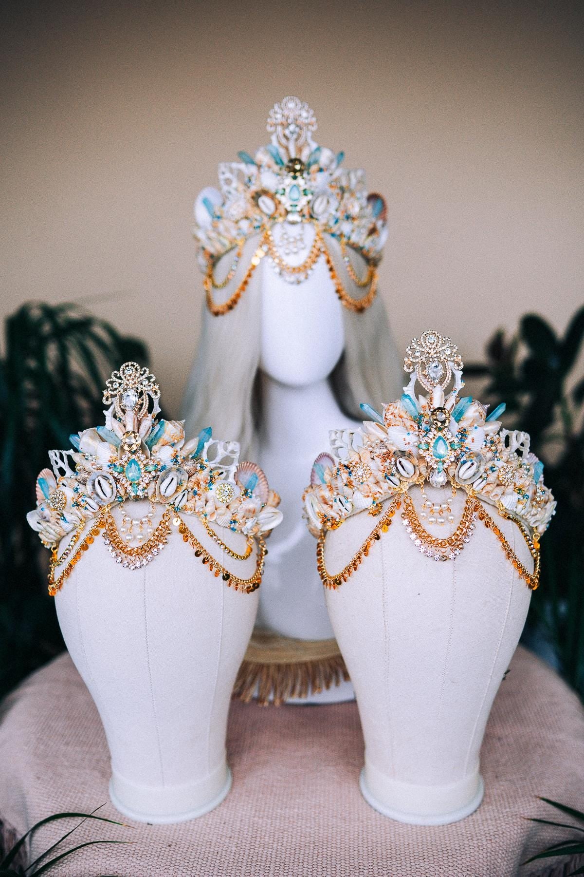 Mermaid Crown, Halloween costume, Shell crown, Fairy Crown, Mermaid tiara, Aquarius crown, Mermaid costume, Ariel little mermaid costume