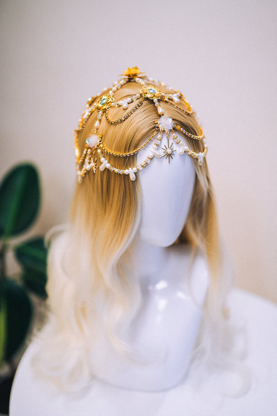 Big Gatsby Headpiece Chain Headband