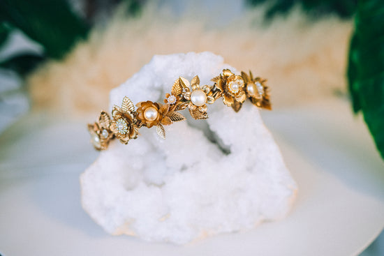 Gold on sale ring headband