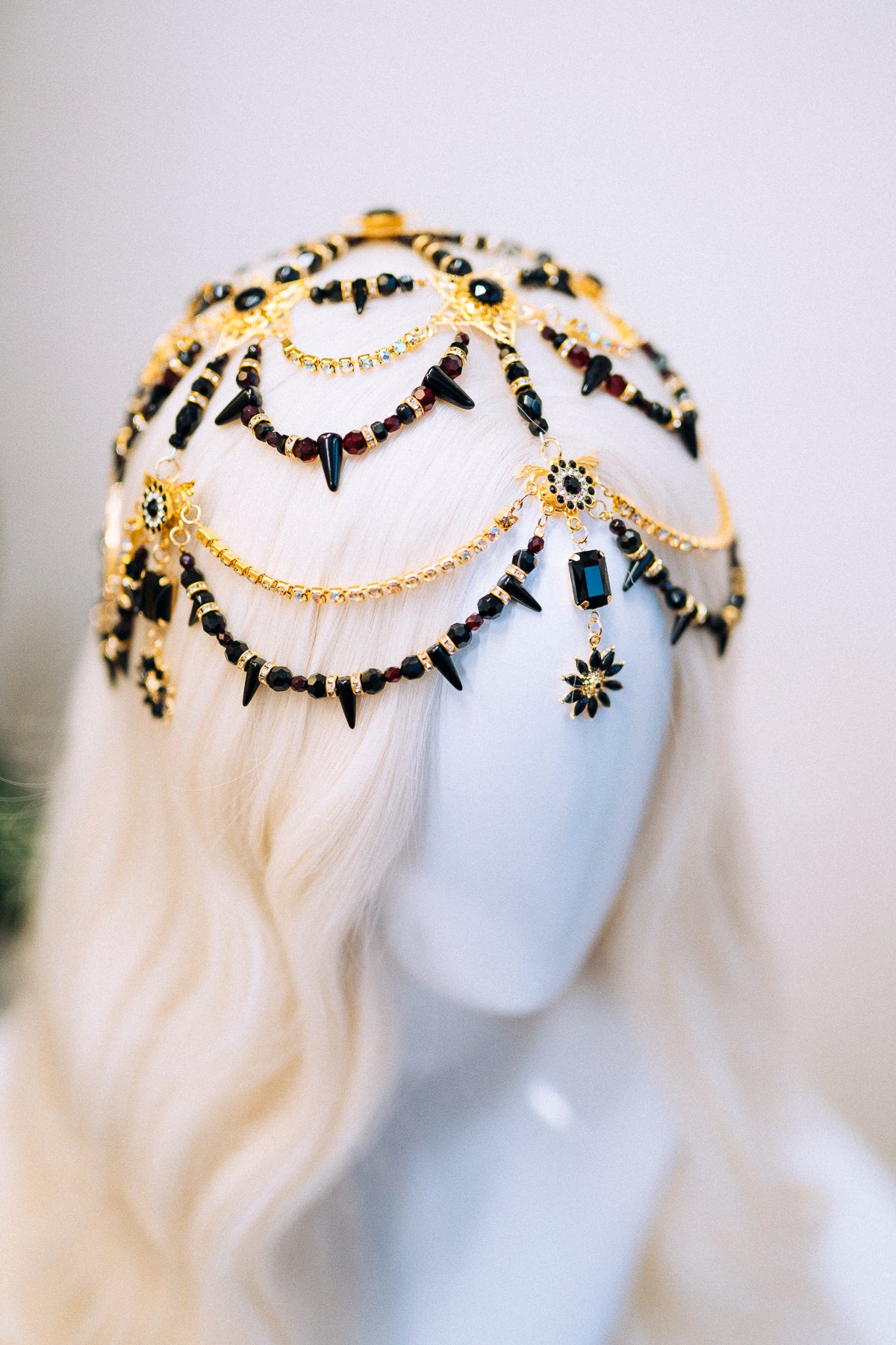 Big Gatsby Headpiece Chain Headband