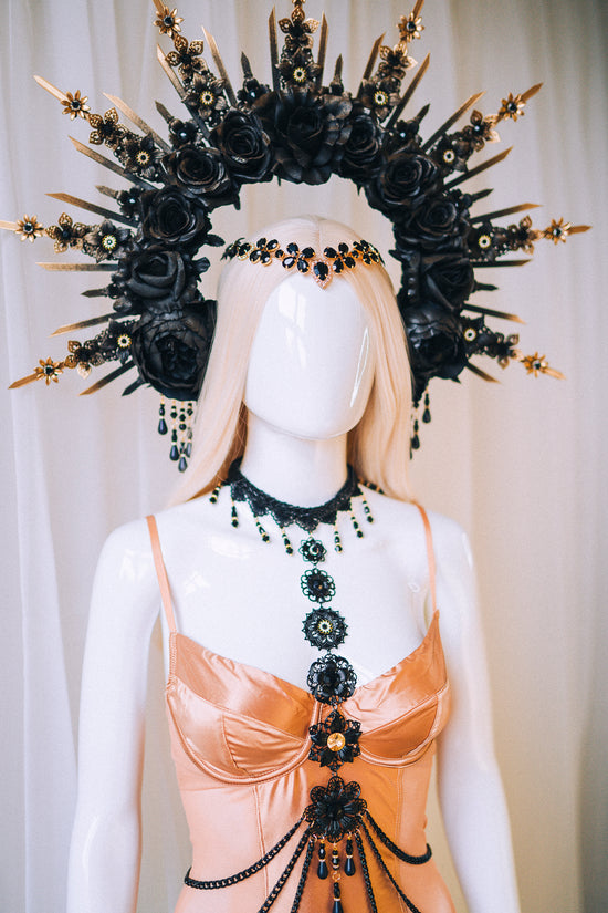 HARNESS Black Harness Festival Fashion Body Jewelry – CARBICKOVA